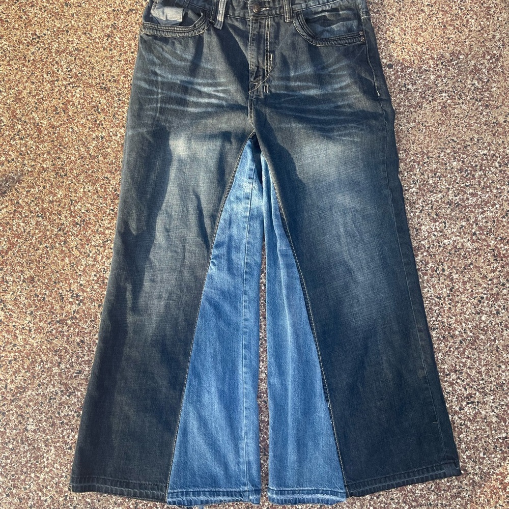 Ecko Unlimited Dark and Light Denim Jeans